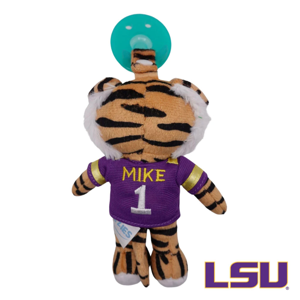 Gamezies plush toy is washable and removable with LSU mascot design.