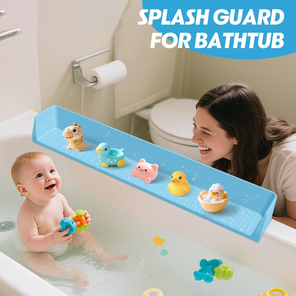 Ganaj foldable bath guard installs easily without tools and folds for travel