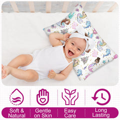 Ganeen mermaid pillowcase designed for travel and easy packing