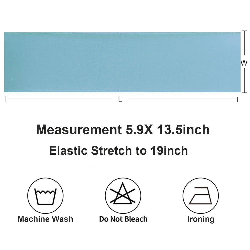 Gender reveal or baby shower decor with light blue sash.