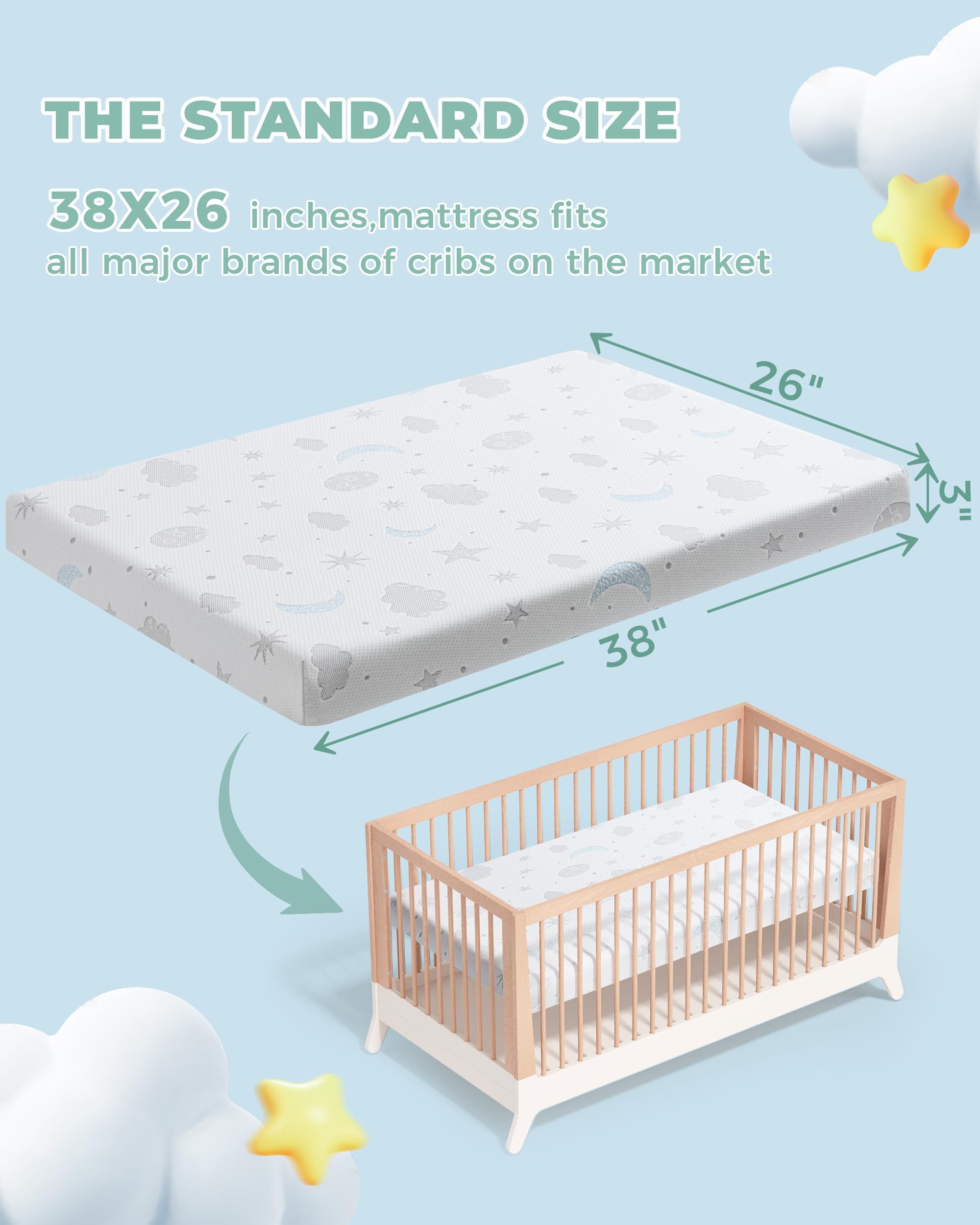 Ganondorf breathable jacquard cover keeps baby cool and comfortable