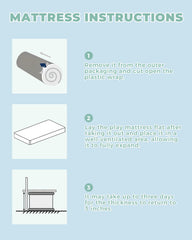 Ganondorf Pack and Play Mattress jacquard fabric detail emphasizes durable, stain-resistant surface.