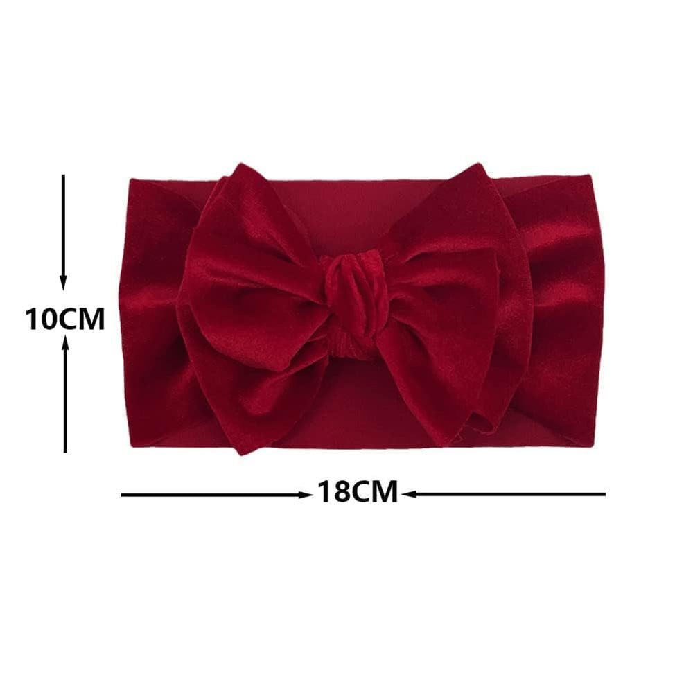 GANPUB velvet stretchy headbands highlight soft comfort for gentle baby hair.