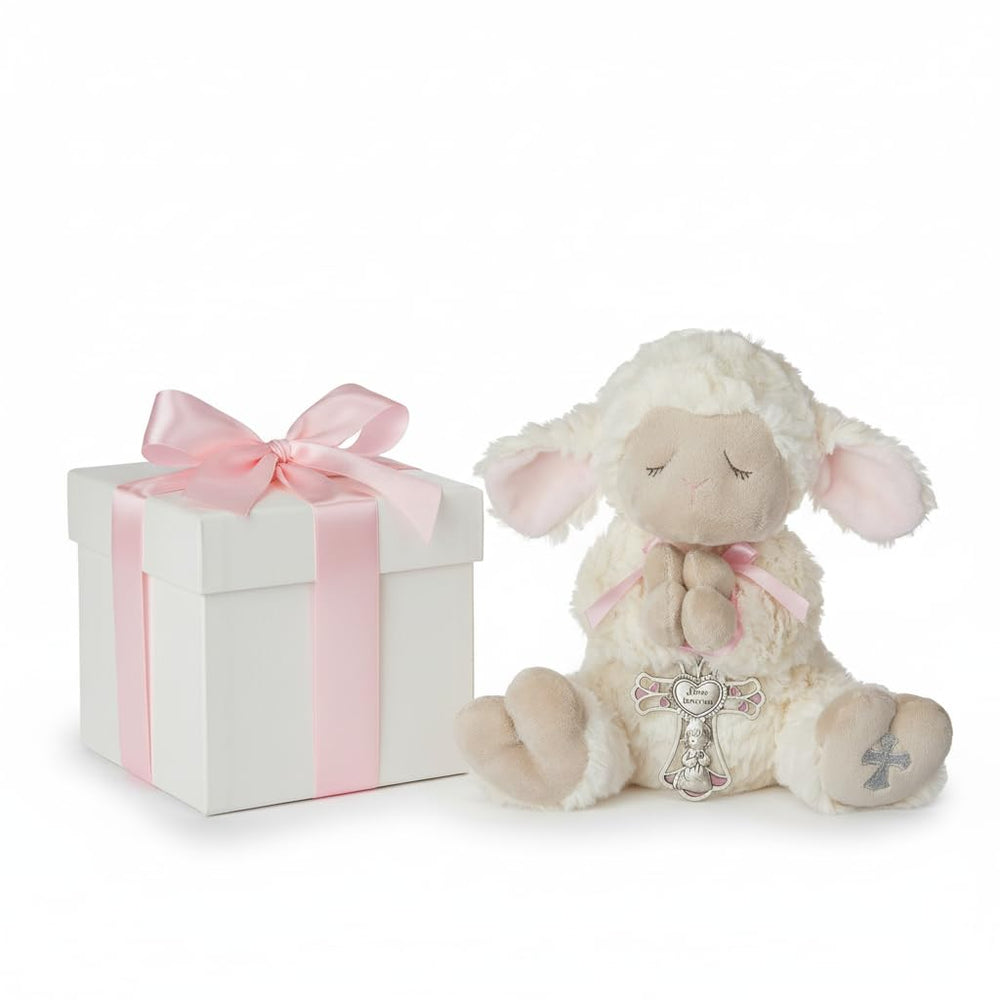 Ganz Serenity crib cross pendant removable for detachable keepsake.