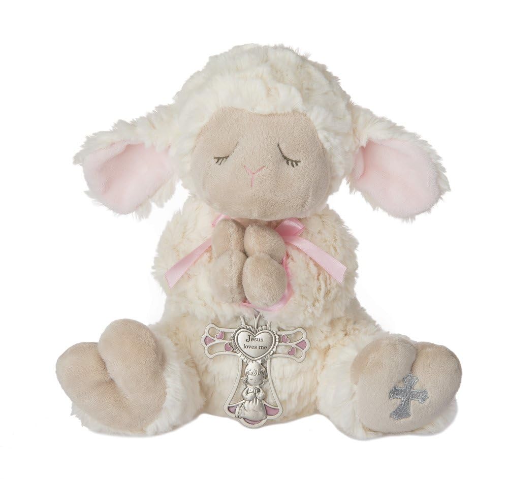 Ganz Serenity Lamb pink plush for nursery comfort and cuddle.