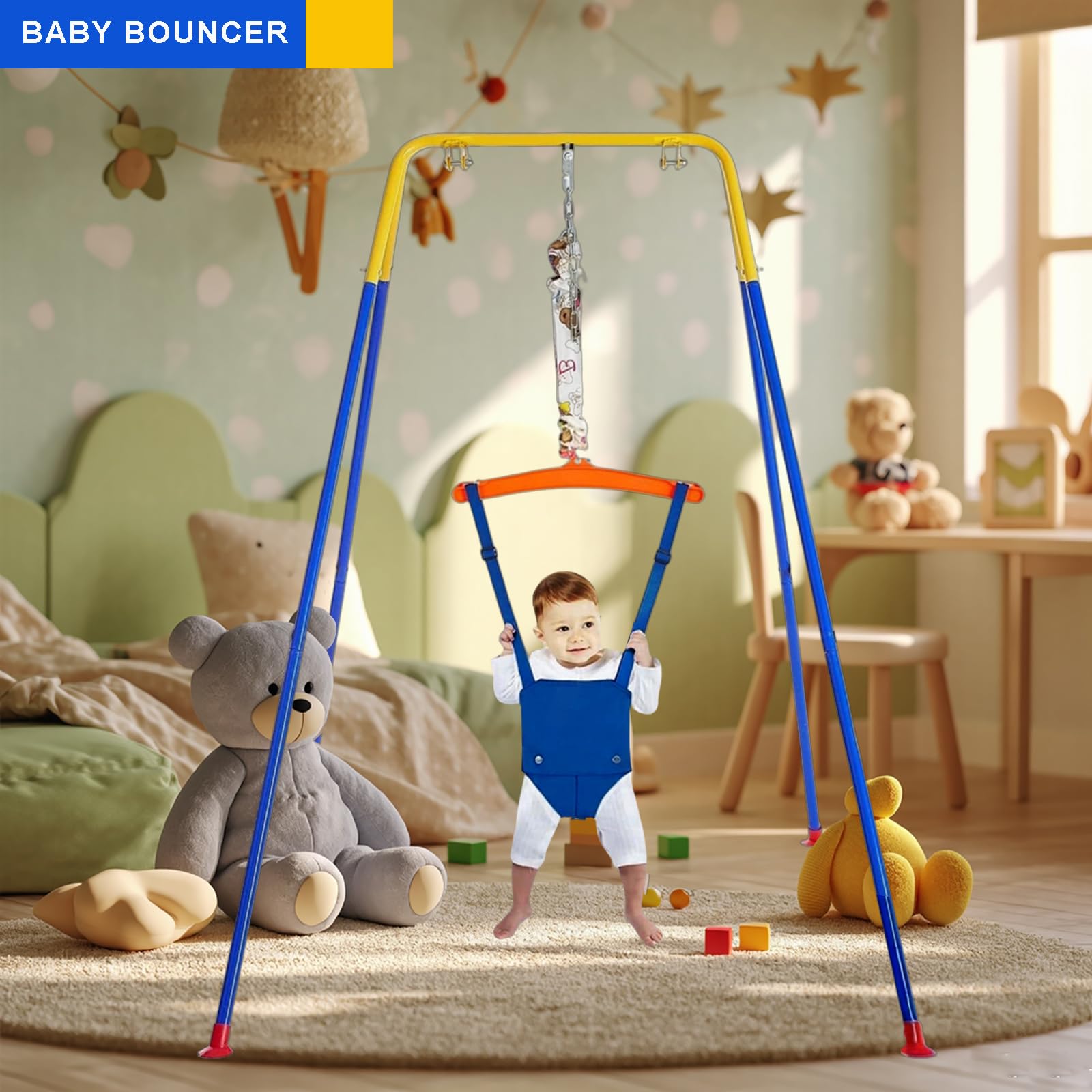 Gaorui baby jumper seat attachment provides comfortable play seating