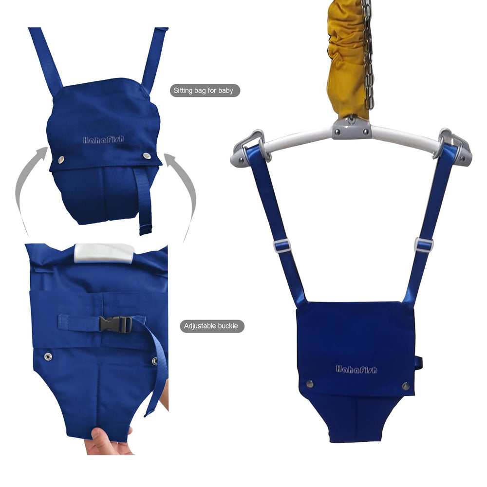 Gaorui baby jumper set blue stand, easy setup for indoor use