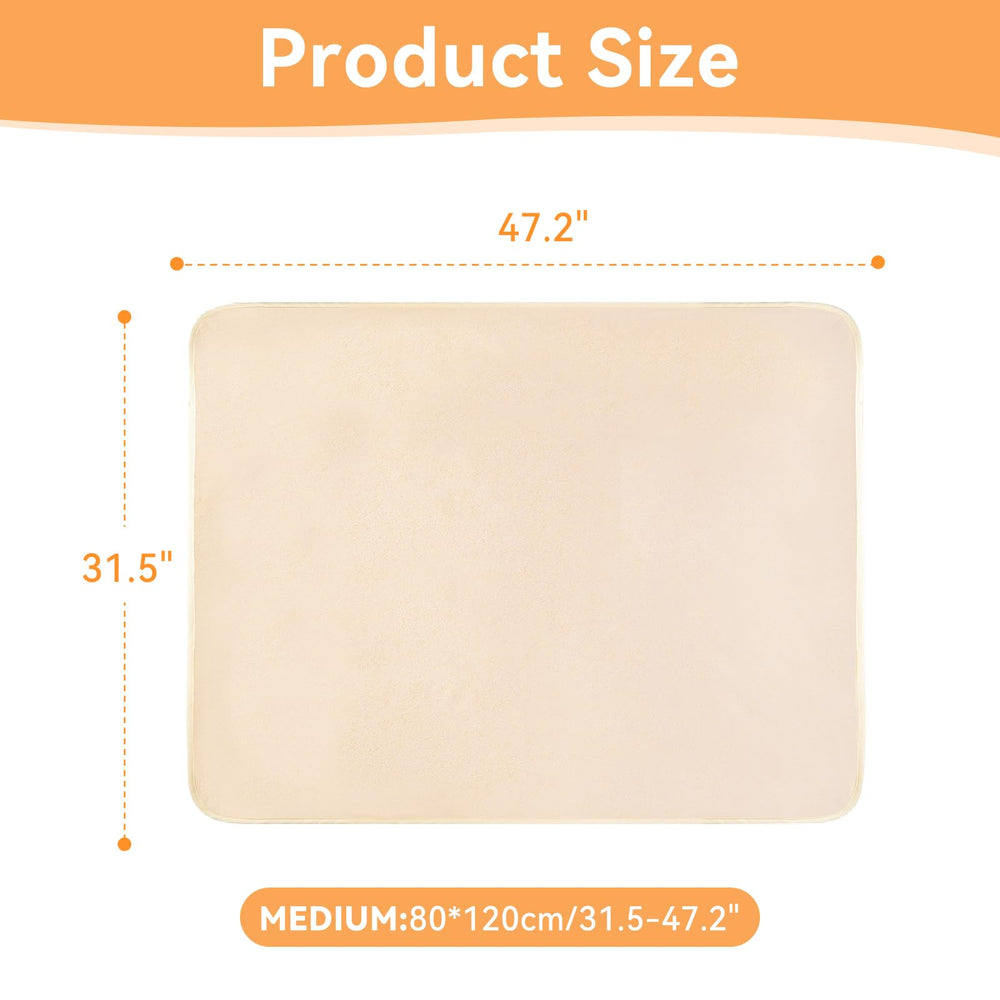 GAOUREL durable underpad features 500+ wash cycles