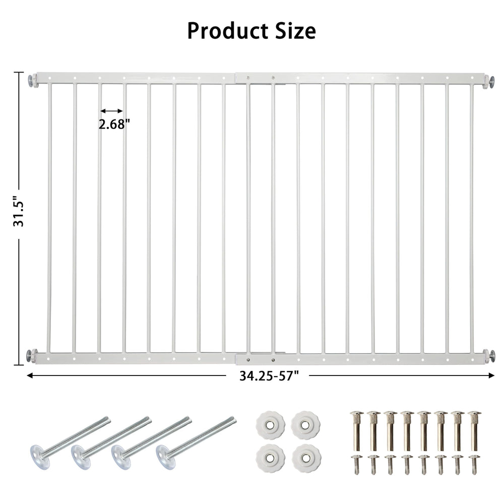 Gardenova guards show safe spacing with a 2.68-inch gap for protection.
