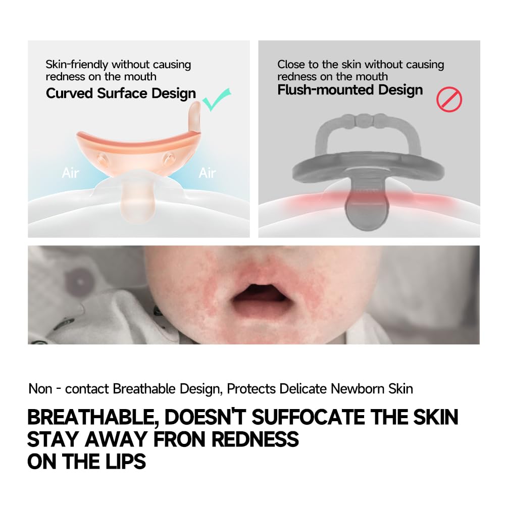 Garkoko pacifier-breast-like-nipple supports natural soothing for newborns