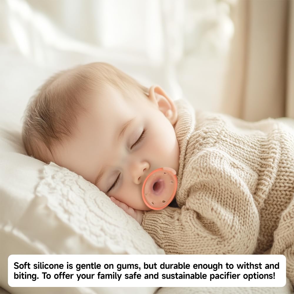 Garkoko pacifier-large-air-holes aids airflow to reduce irritation