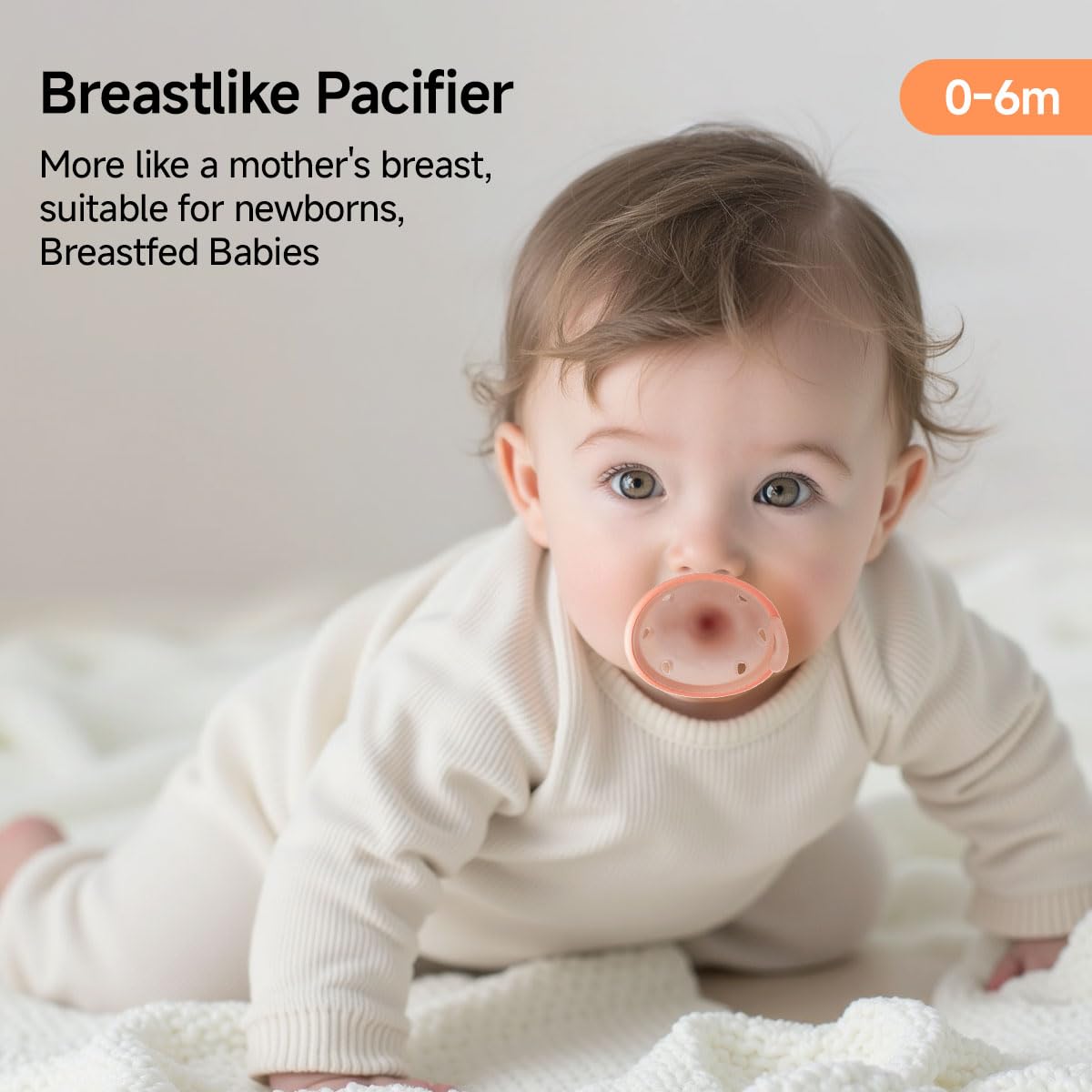 Garkoko durable silicone pacifier that's easy to clean and resists staining.