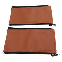 Garosa stroller handle cover in brown offers universal fit for many strollers.