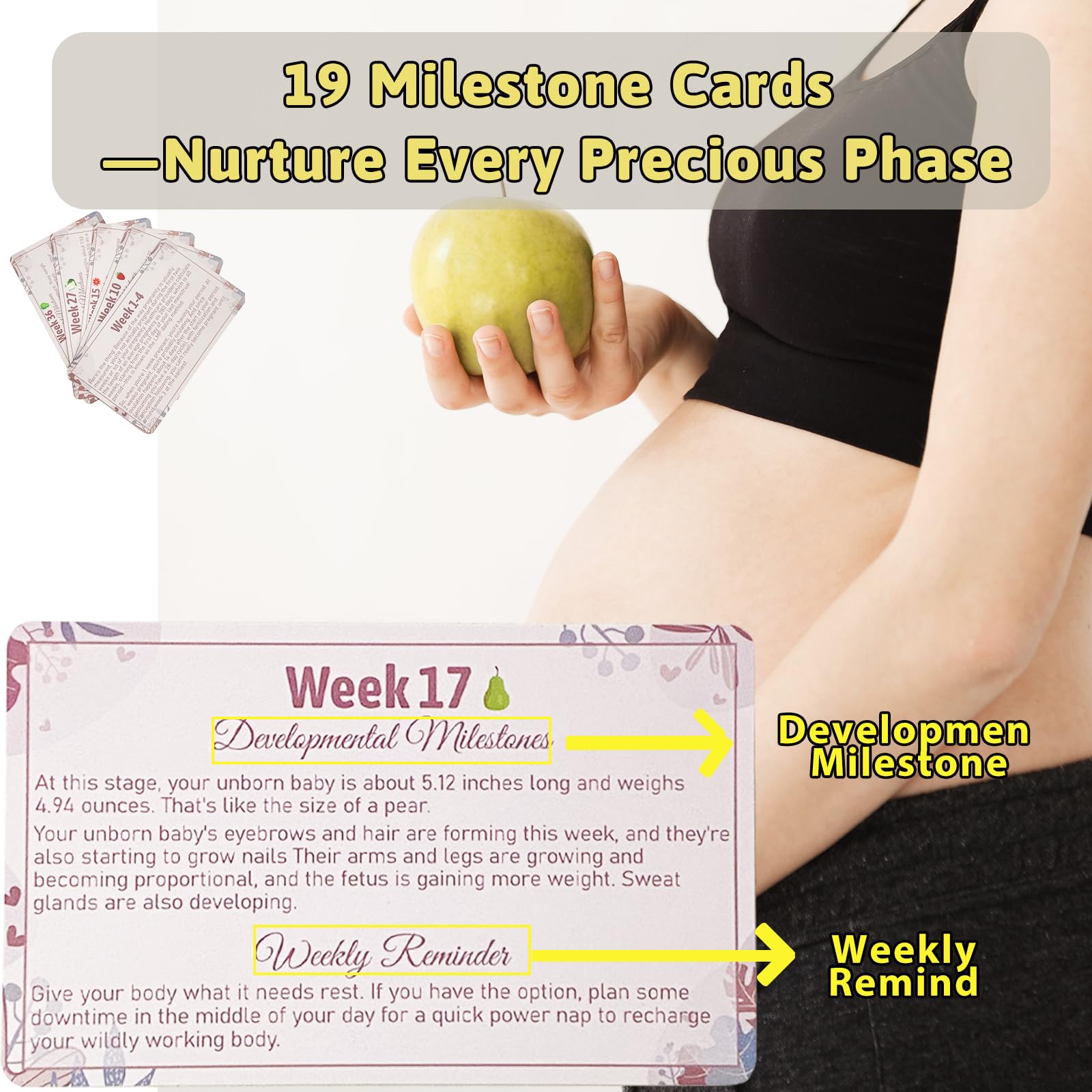 Garybank Deluxe gift box featuring a heartwarming pregnancy keepsake set.