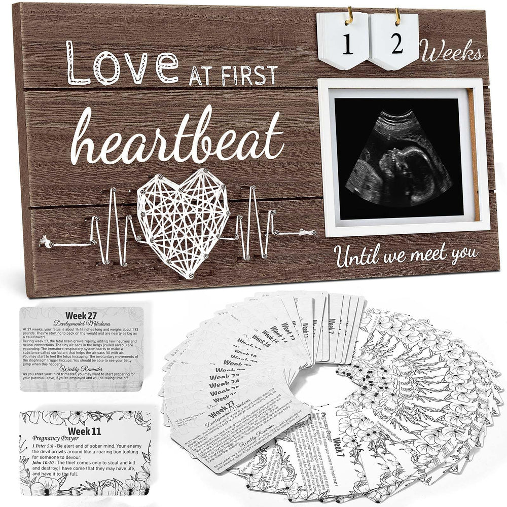 Garybank Love at First Sight ultrasound frame for weekly photos and keepsake.
