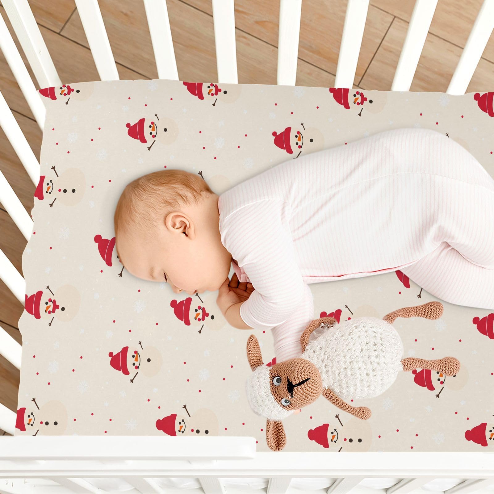 Gbjiemia winter snowman design adds cozy charm to nursery decor