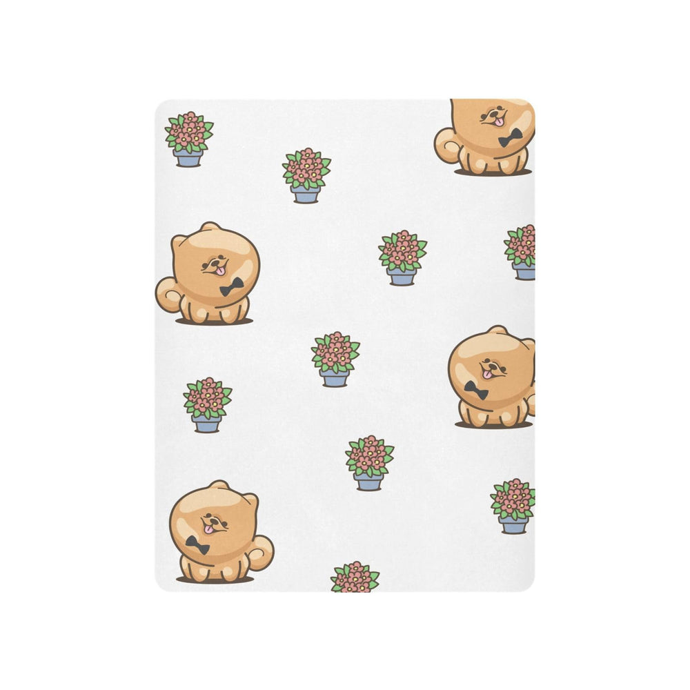 Gbjiemia Kawai Pomeranian sheet demonstrates a snug elastic fit for mattresses.