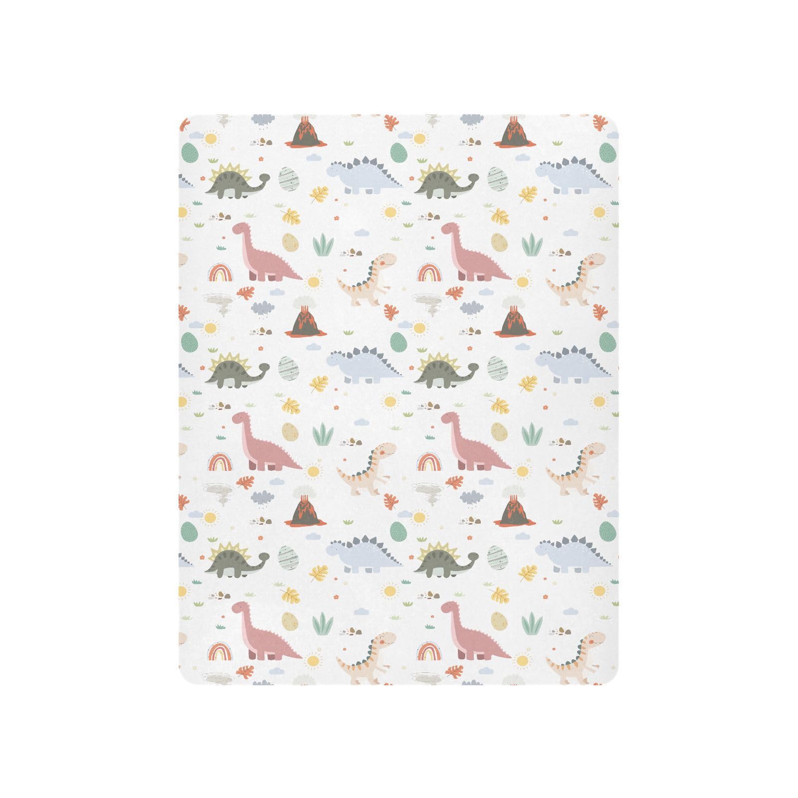 Gbjiemia plant-pattern bassinet sheet – soft, breathable comfort for naps