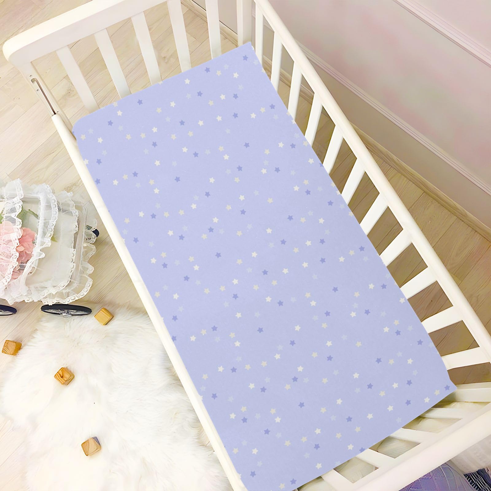 Gbjiemia elastic-band sheet stays in place for a secure sleep.
