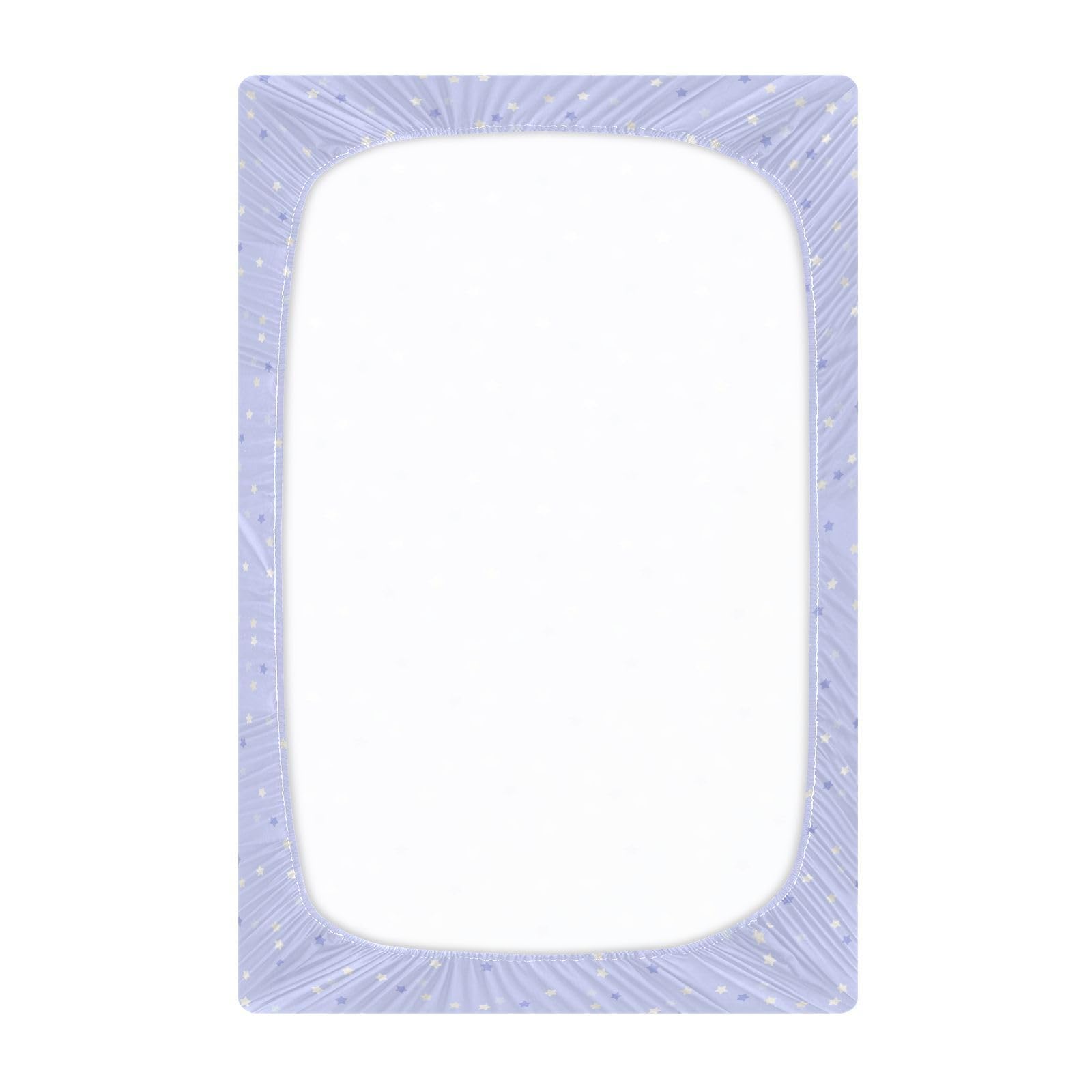 Gbjiemia soft bassinet sheet offers a gentle sleeping surface for babies.