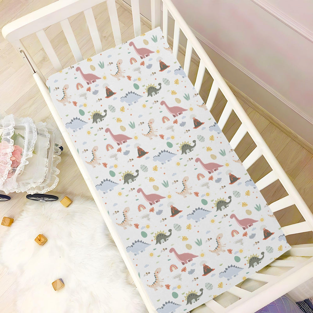 Gbjiemia two-size crib sheet – fits bassinet, crib, and toddler beds