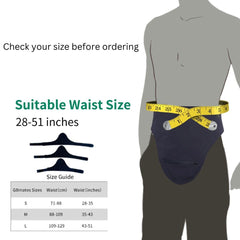 GBmates Ostomy Belt quick-dry fabric keeps you dry during activity