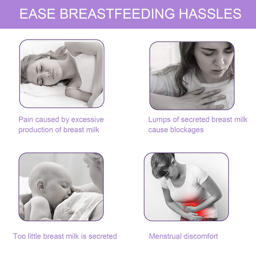 Gbrand multi-use breast pad for mastitis relief and swelling