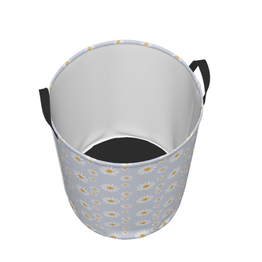 Gbuzozie round hamper side view highlighting lightweight, durable fabric