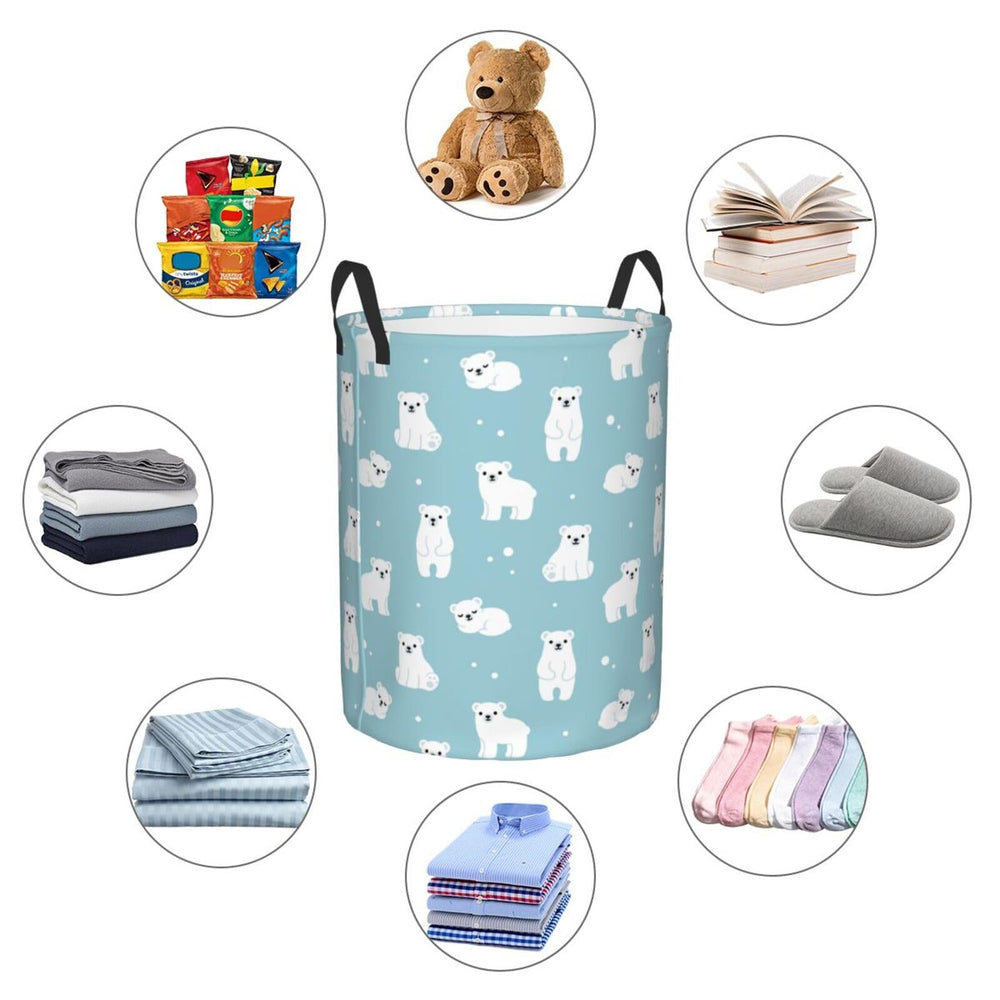 Gbuzozie polar bear bin ideal for dorm room organization