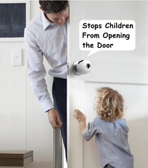 GCRQ Clear design blends with home decor while providing discreet safety.