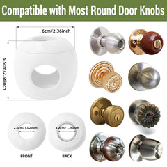 GCRQ BPA-free plastic cover offers durable, reusable door protection
