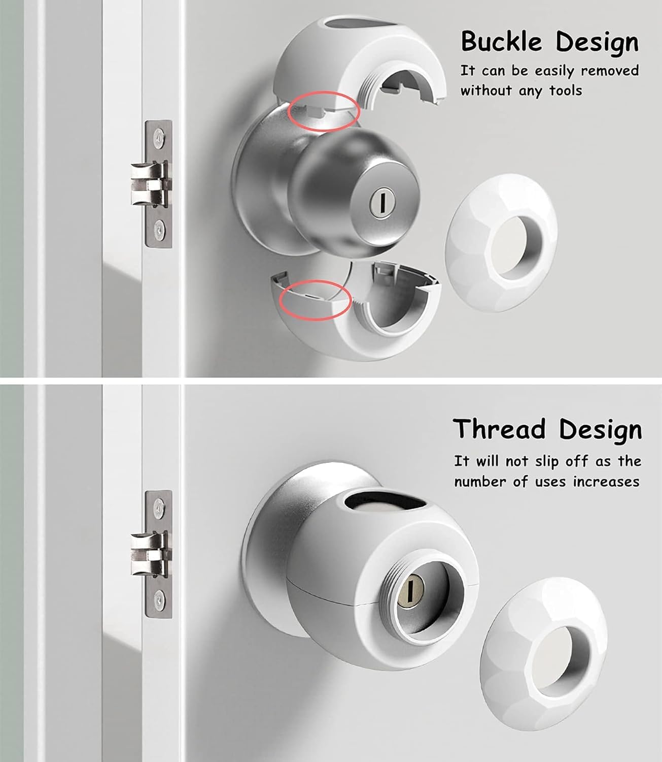 GCRQ Clear Discreet Design blends with decor while protecting children.