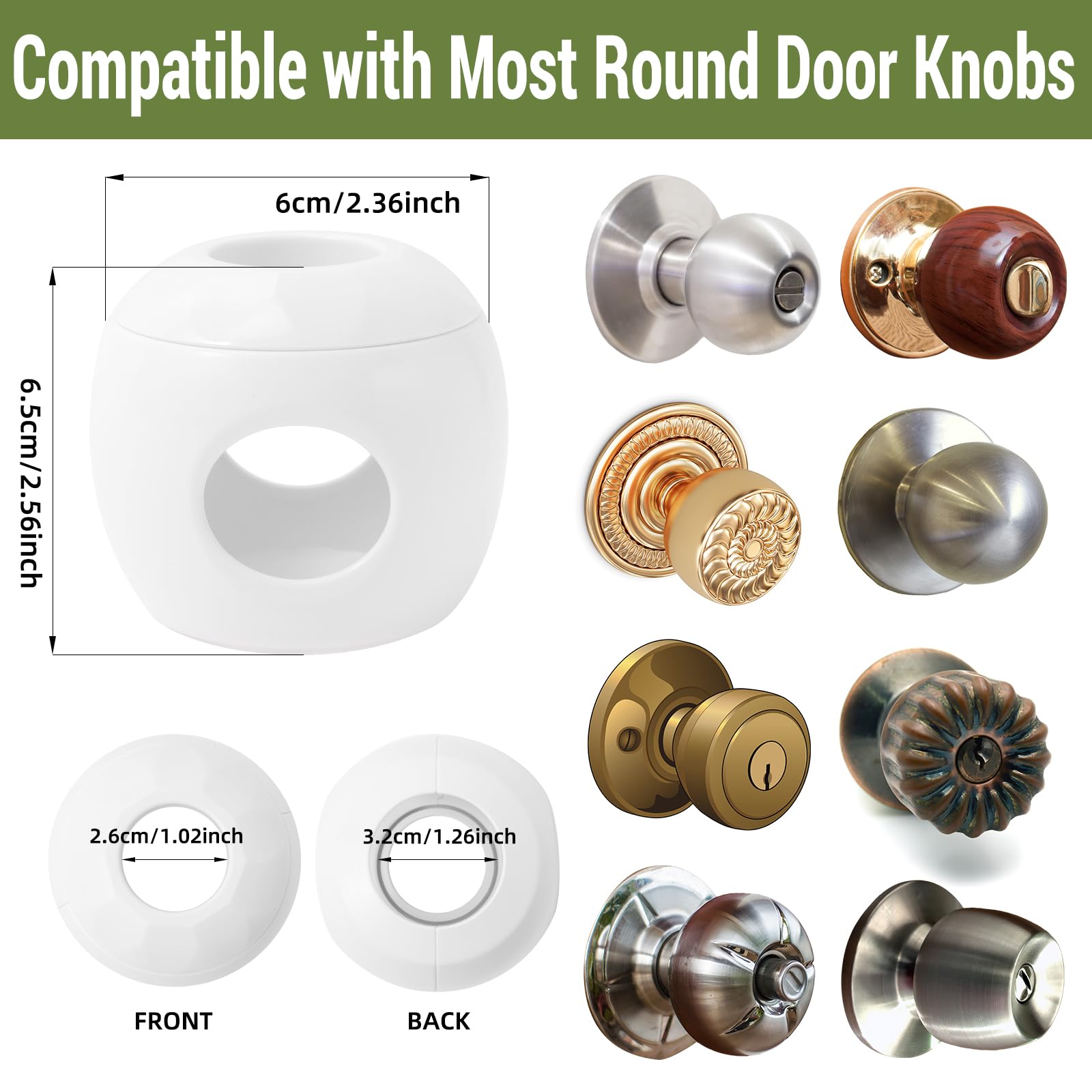 GCRQ clear design blends with home decor while child-proofing.
