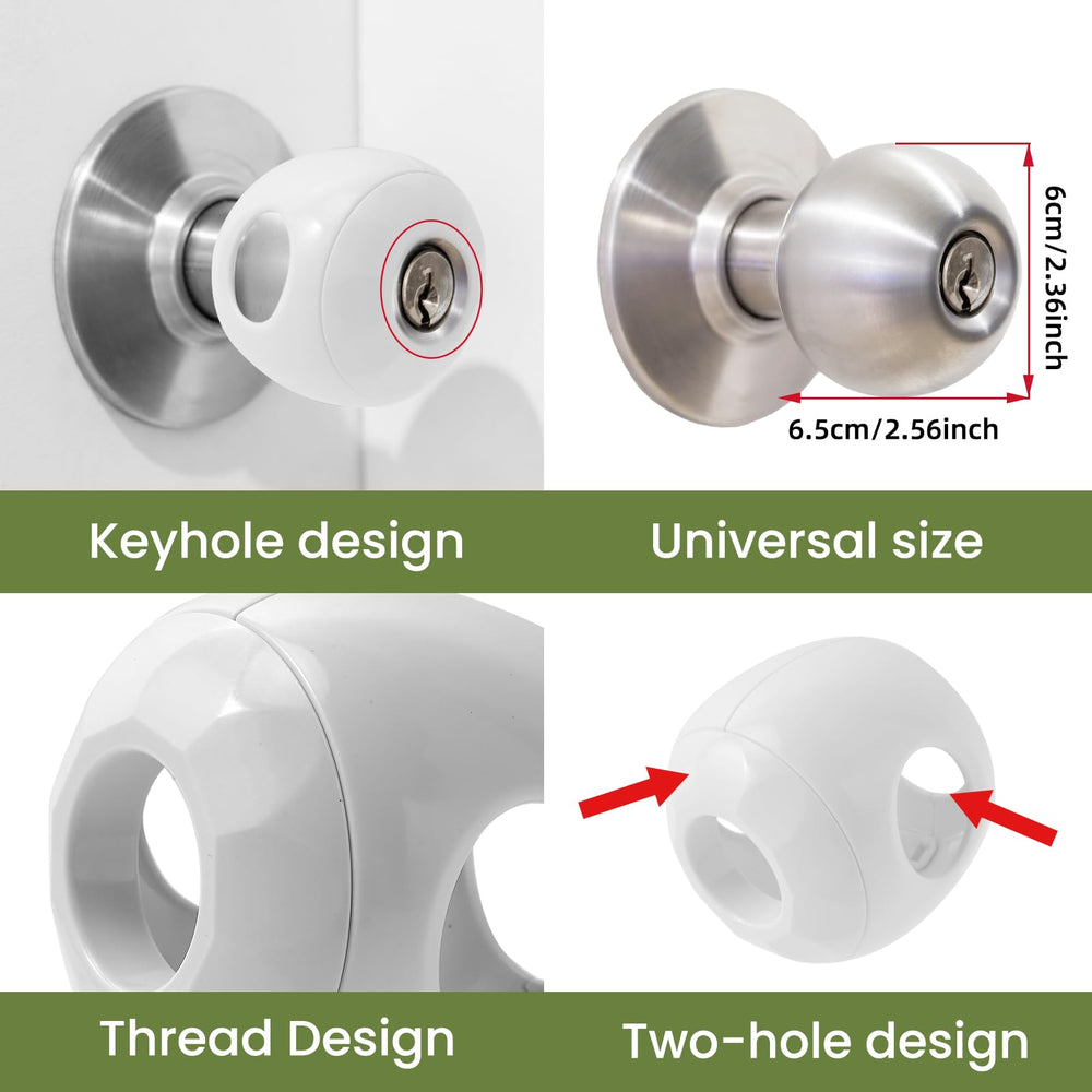 GCRQ discreet clear handle protector maintains home aesthetics while safeguarding children
