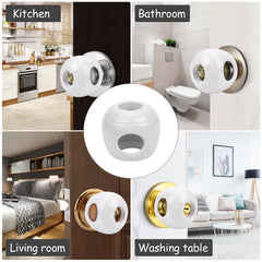 GCRQ Universal Fit Knob Covers fitting most door knobs for versatile use.