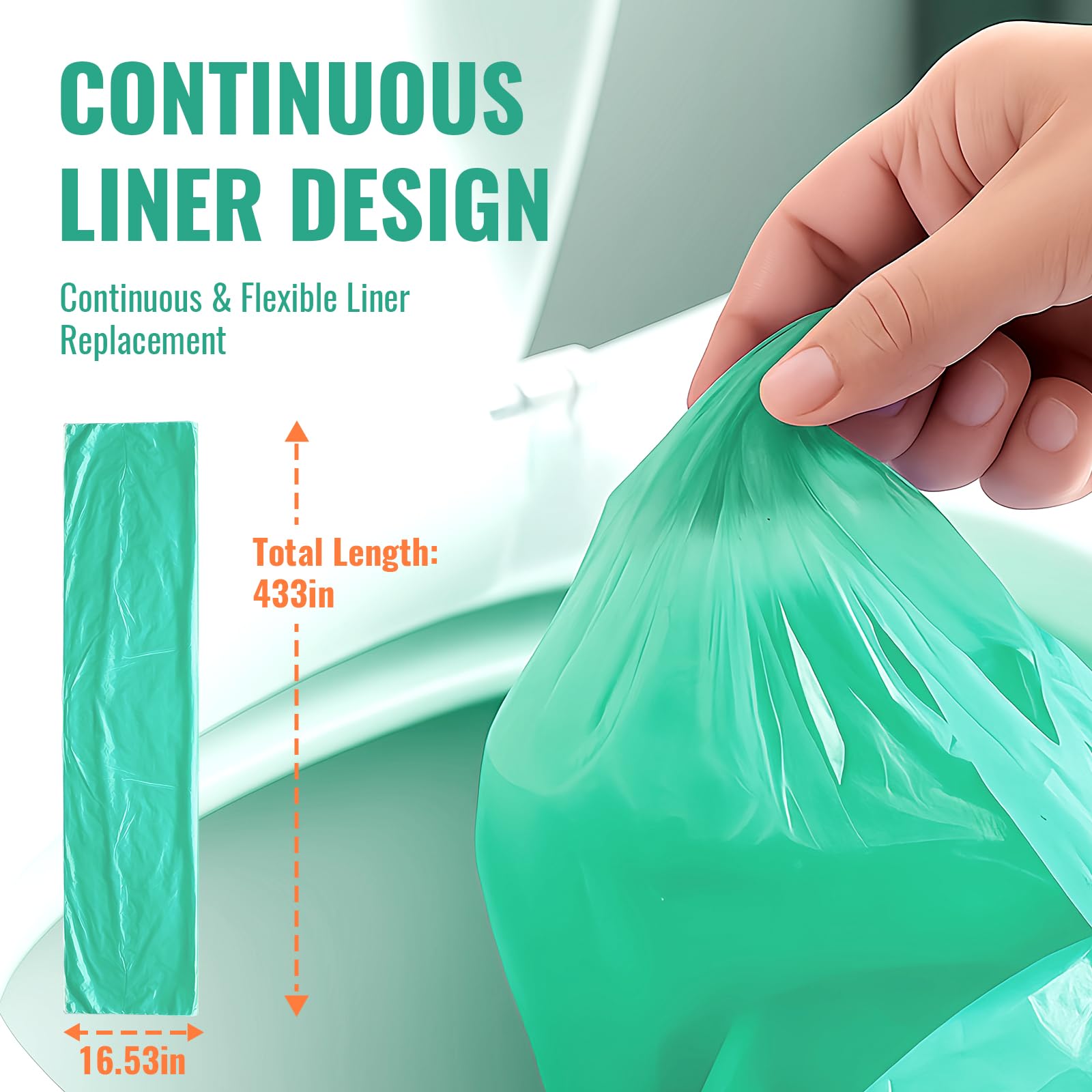 GDLVDI HOME continuous-long-roll refill enables flexible, waste-free changes.