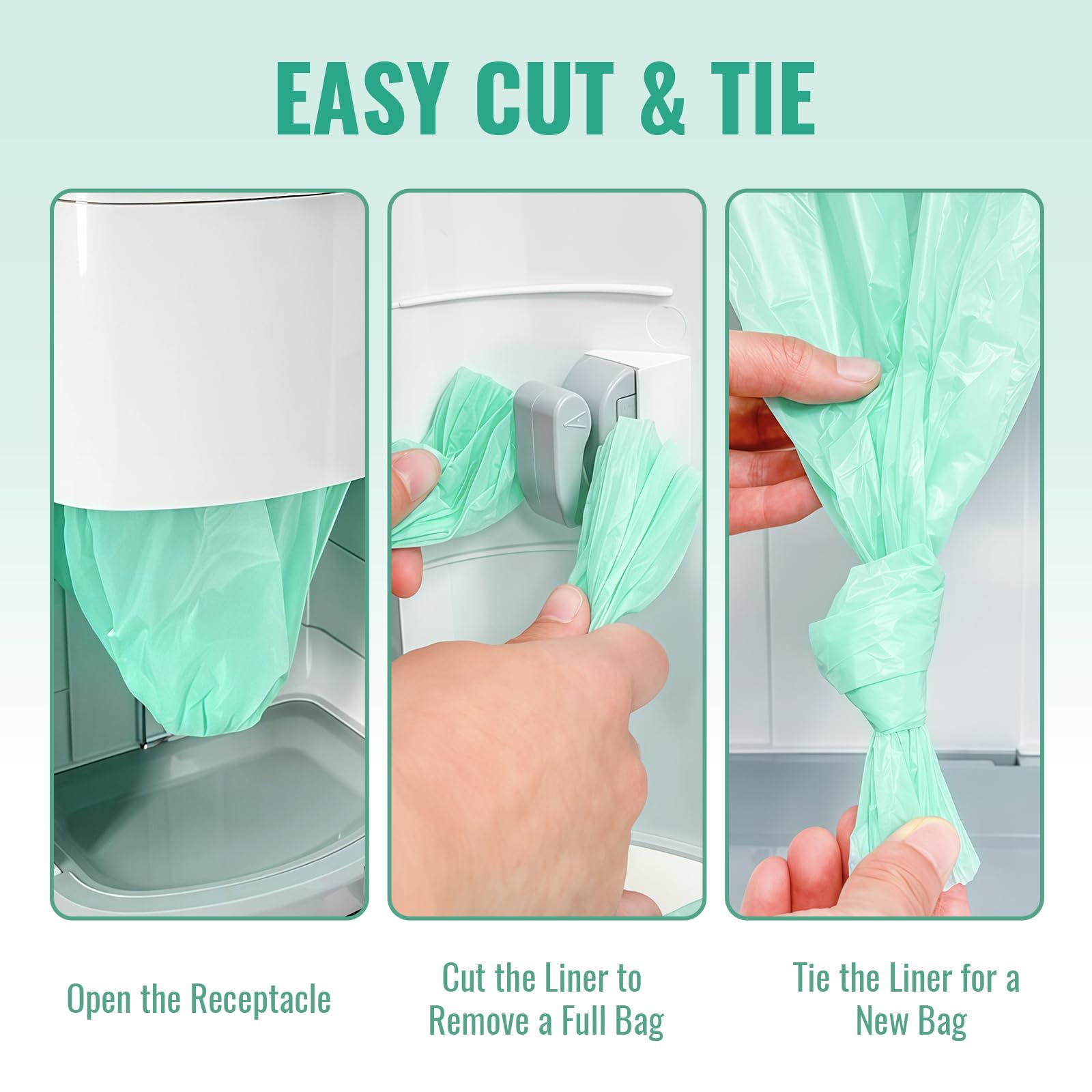 GDLVDI HOME easy cut, tie, and replace design for quick maintenance