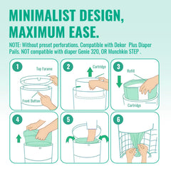 GDLVDI HOME easy-cut-tie refill speeds daily maintenance.