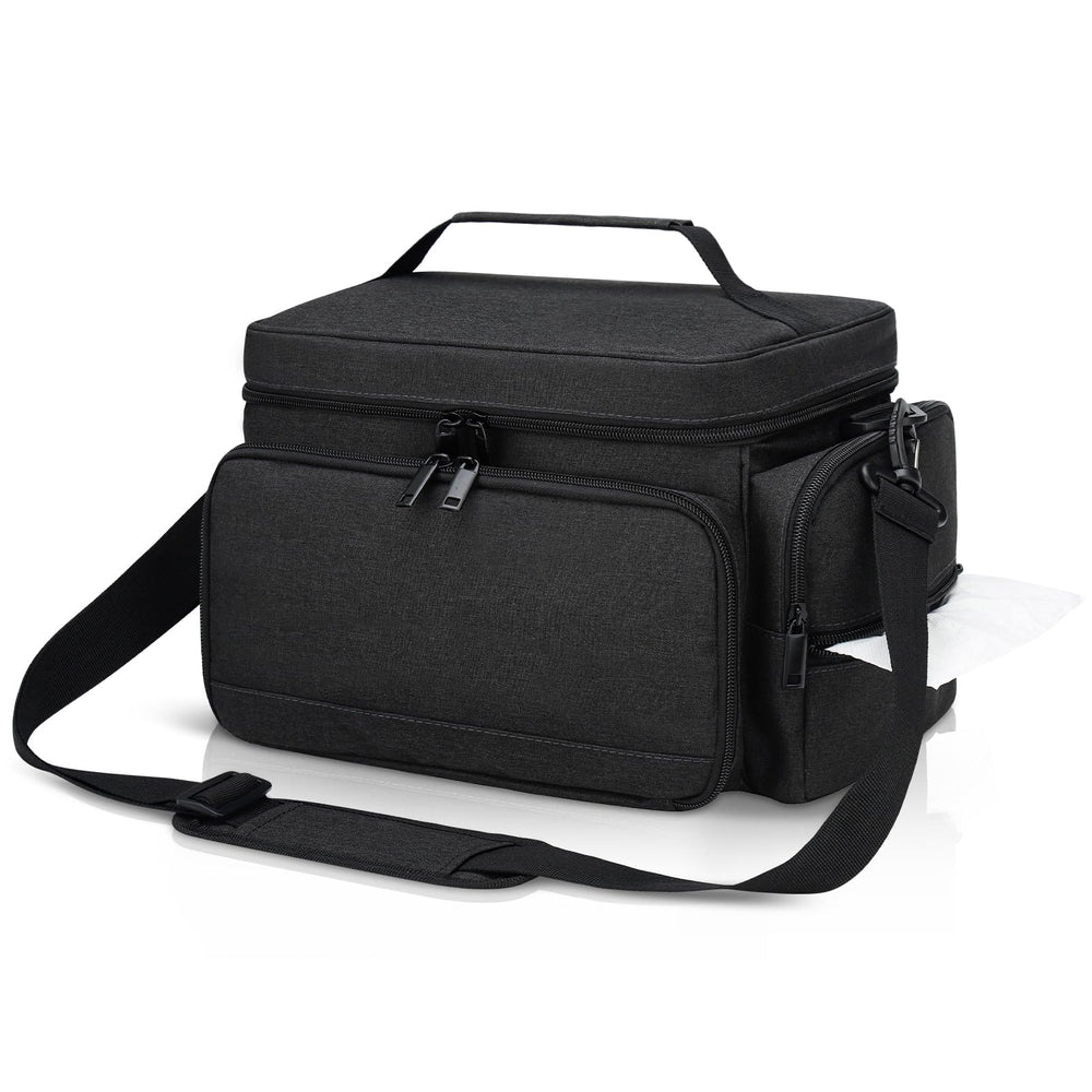 GDNasist large-capacity bag fits pump, three bottles, and extra accessories