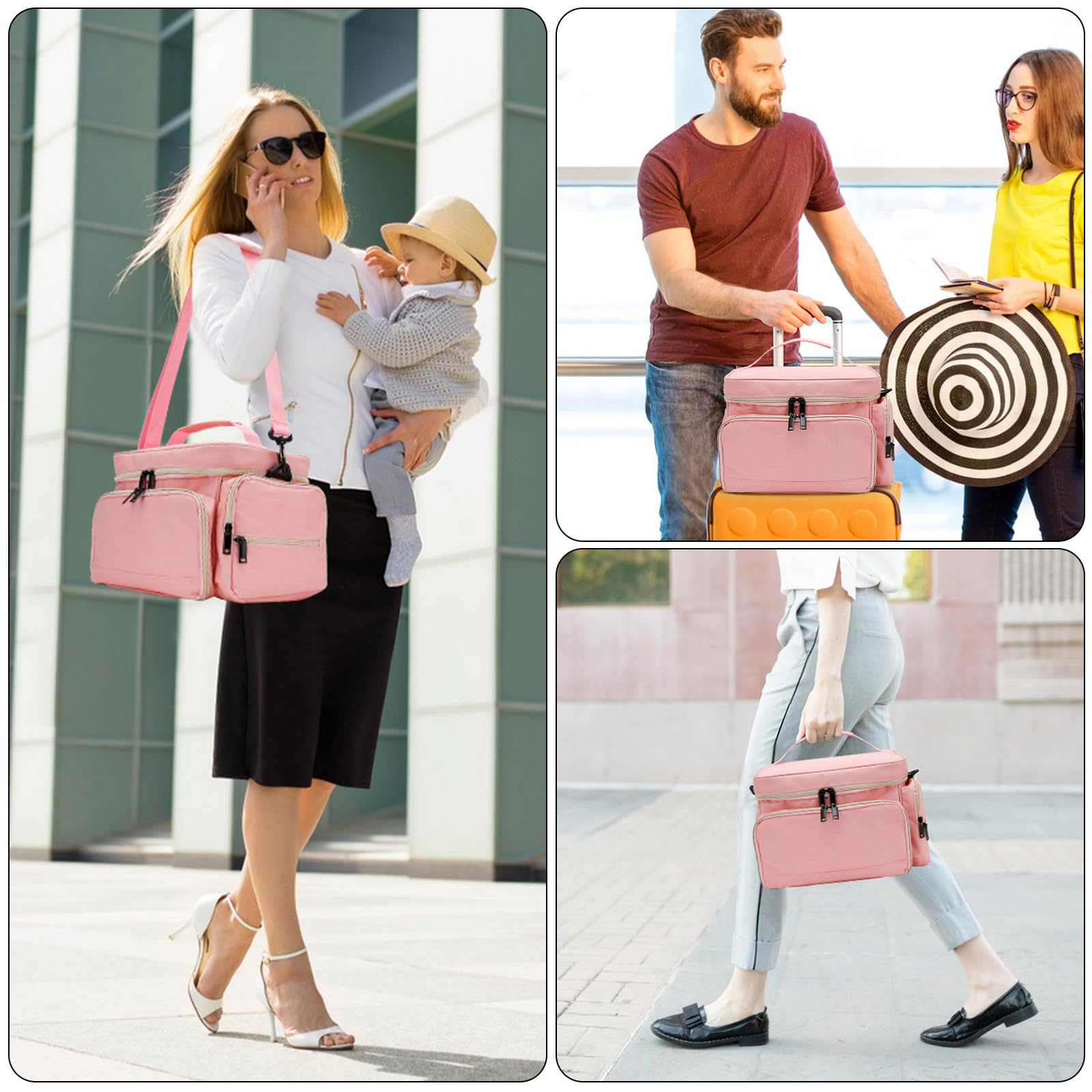 GDNasist bag waterproof mat protects pump area during travel and outings.