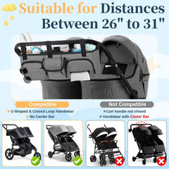 GDNasist organizer on Baby Jogger City Mini GT2 offering compact, clutter-free storage.