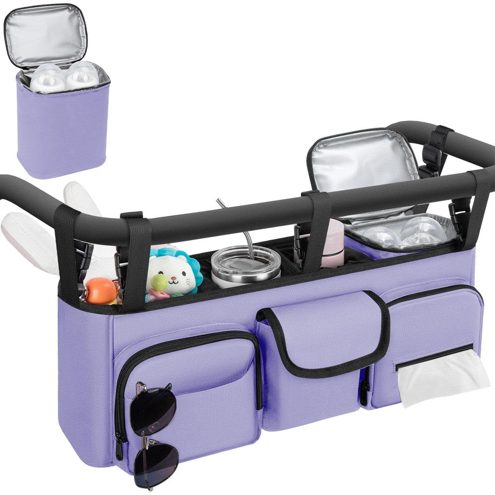 GDNasist double stroller organizer compatible with Bob Duallie and City Mini GT2