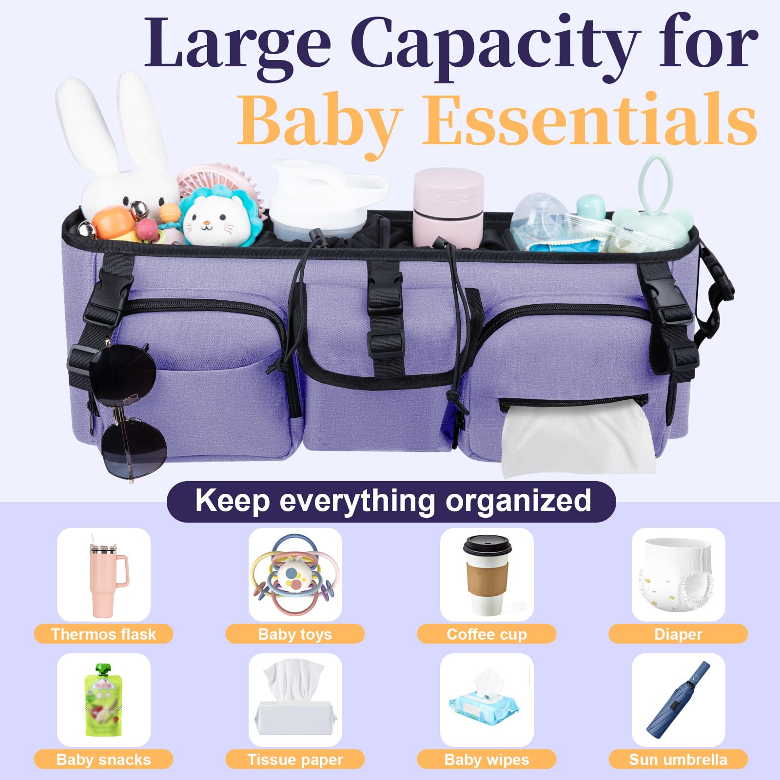 GDNasist durable nylon and foam padding protect contents on the go