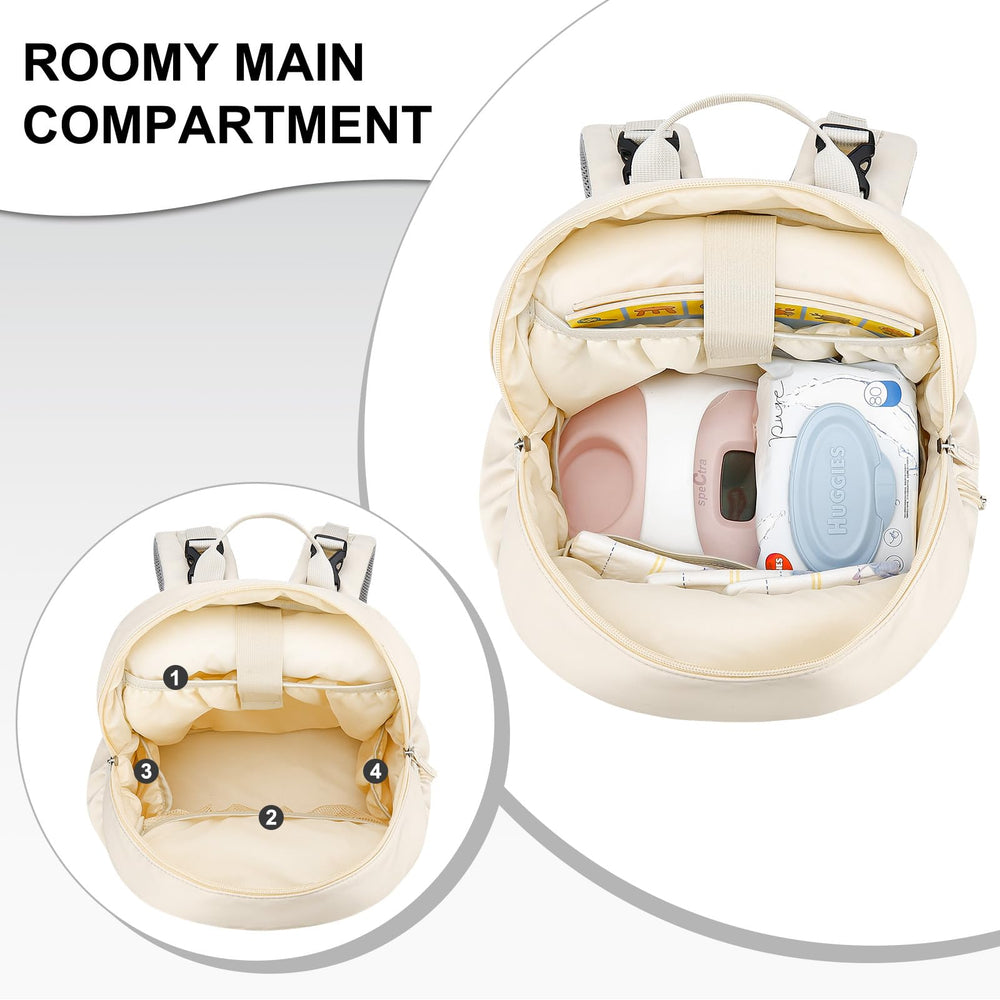 GDNasist water-resistant nylon outer protects gear and cleans easily after use.