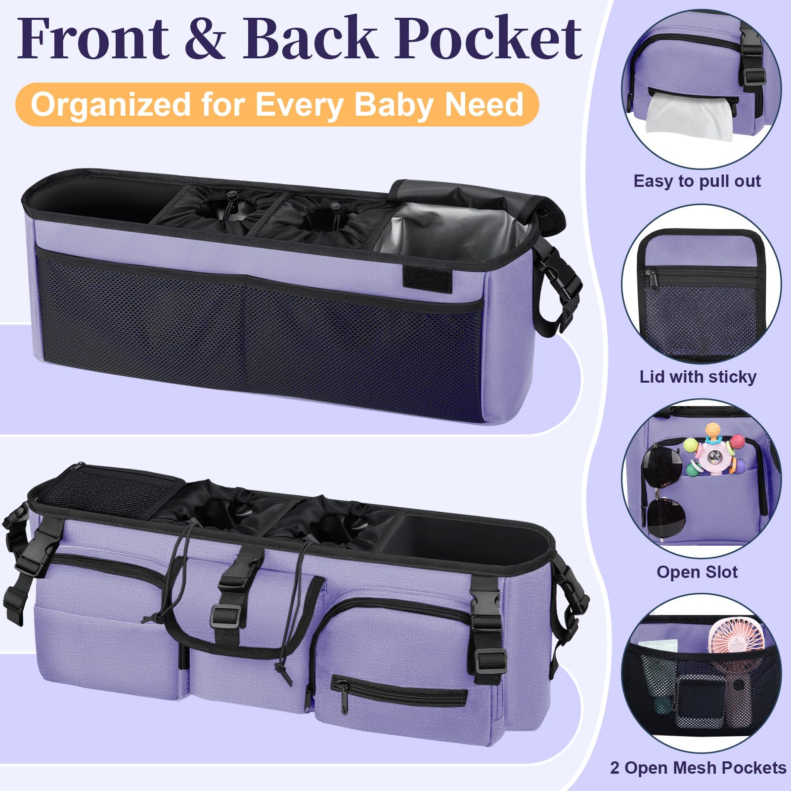 GDNasist cup holders with elastic straps fit tall cups