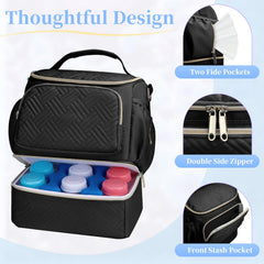 GDNasist organized storage with multiple pockets for pumps, bags, and accessories.