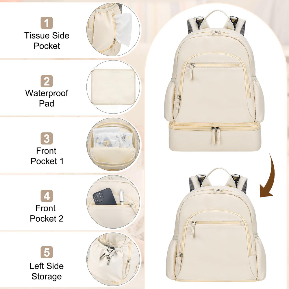 GDNasist durable waterproof nylon exterior protects pumps