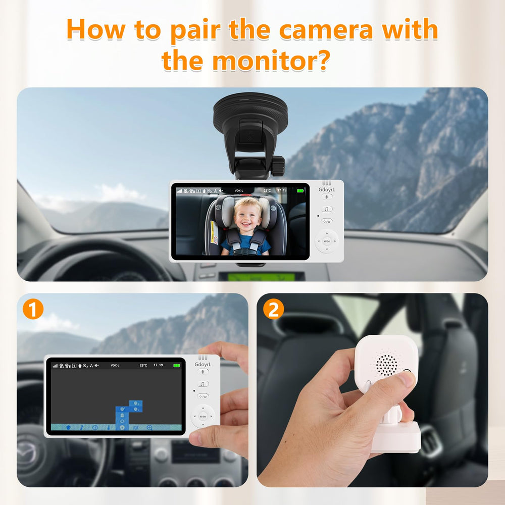 GdoyrL anti-glare-screen reduces reflections for daytime viewing.