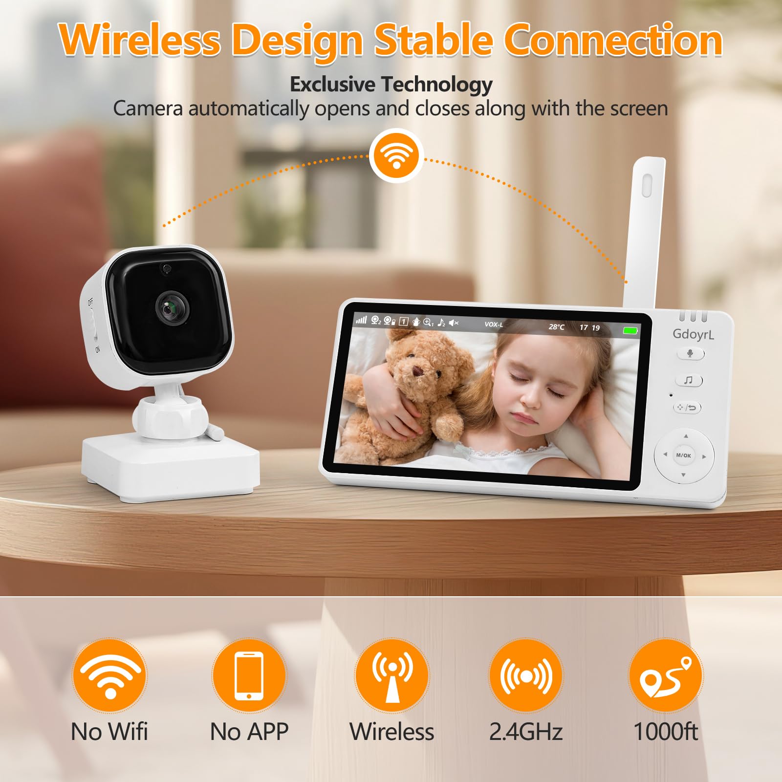 GdoyrL baby camera-vox-sensor detects cries for instant visibility.