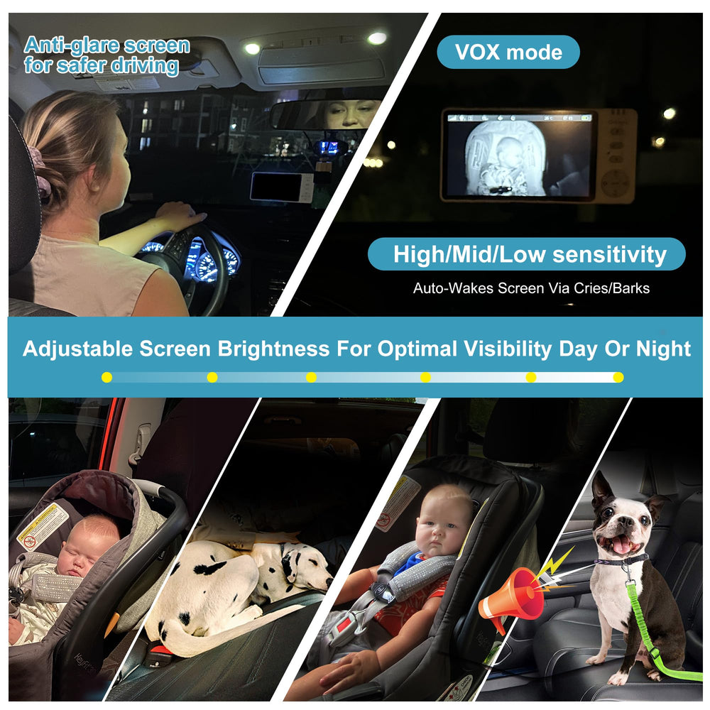 GdoyrL VOX cry sensor helps detect baby sounds for quick awareness.